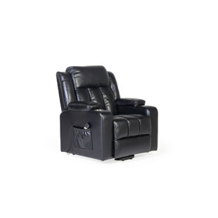 Myles power theater recliner with adjustable headrest manual hot sale